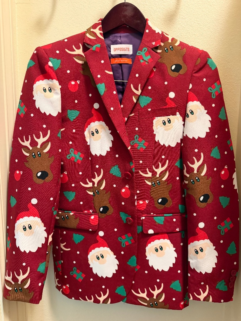 OPPOSUITS Boys 16 Christmas Suit Jacket